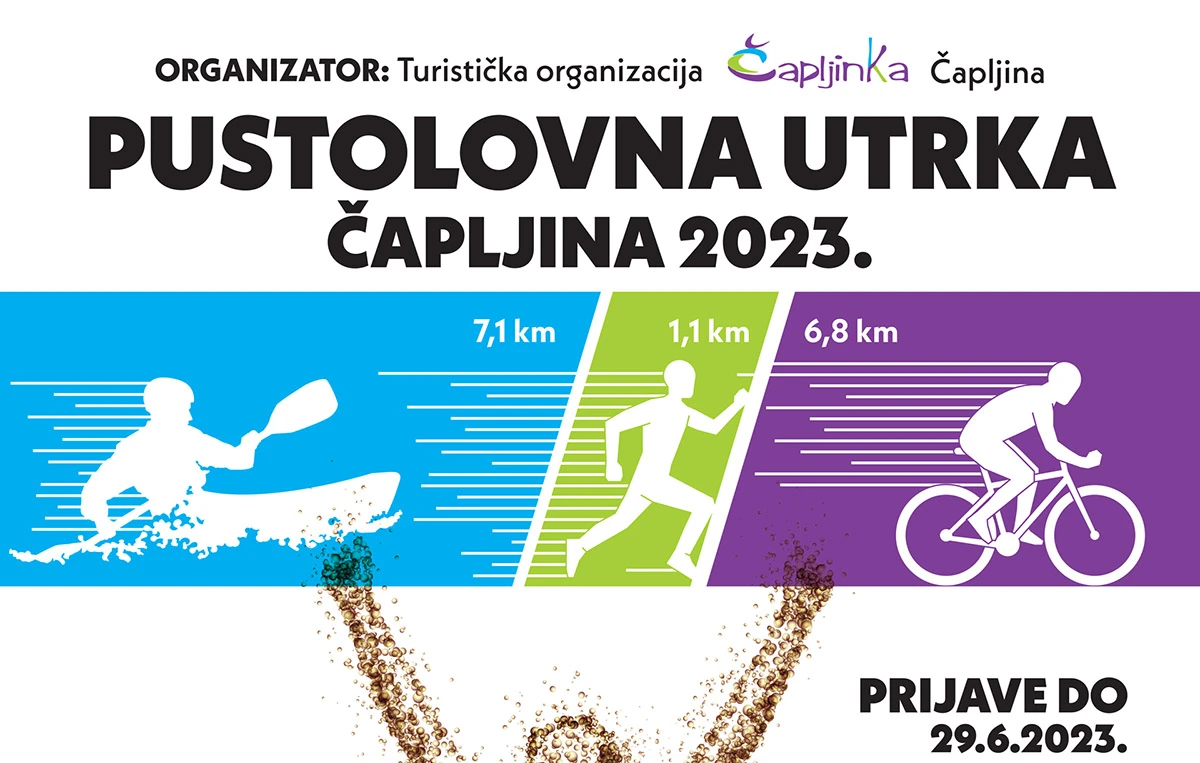 18. Pustolovna utrka Čapljina 2023.: Hercegovački triatlon koji ne smijete propustiti