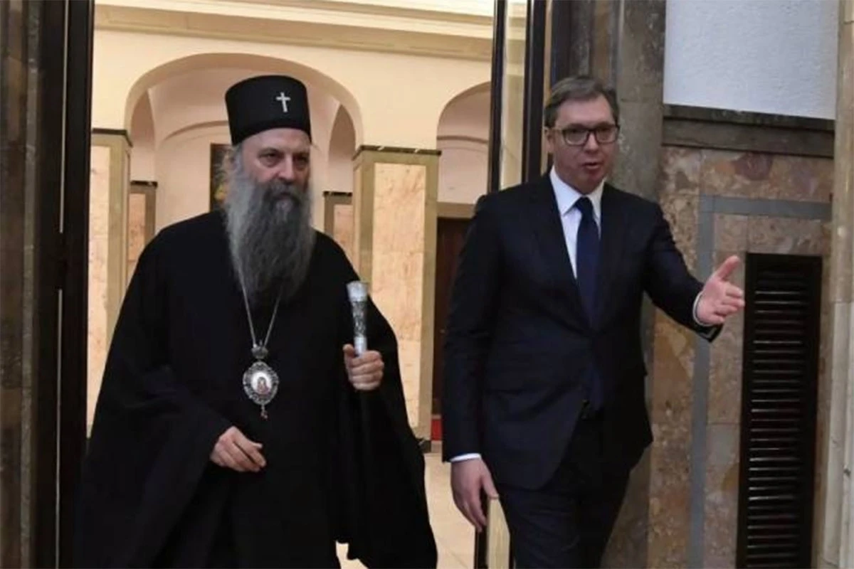 Beograd: Vučić se sastao s patrijarhom SPC Porfirijem