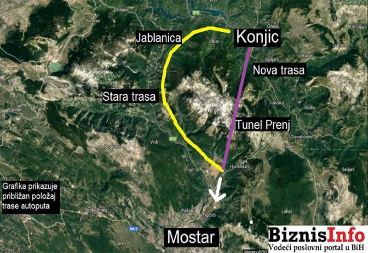 U utrci za gradnju tunela Prenj naći će se više od pet kompanija