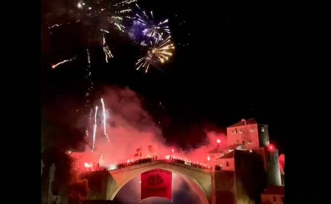 Pogledajte kako se slavila pobjeda Veleža na Strom mostu