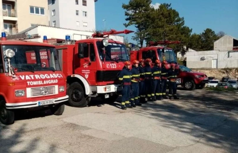 Tomislavgrad: Vatrogasci vježbom obilježili dan svoga zaštitnika - svetog Florijana