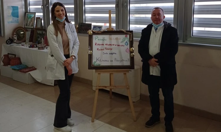 Održana izložba radova pacijenata Klinike za psihijatriju SKB-a Mostar