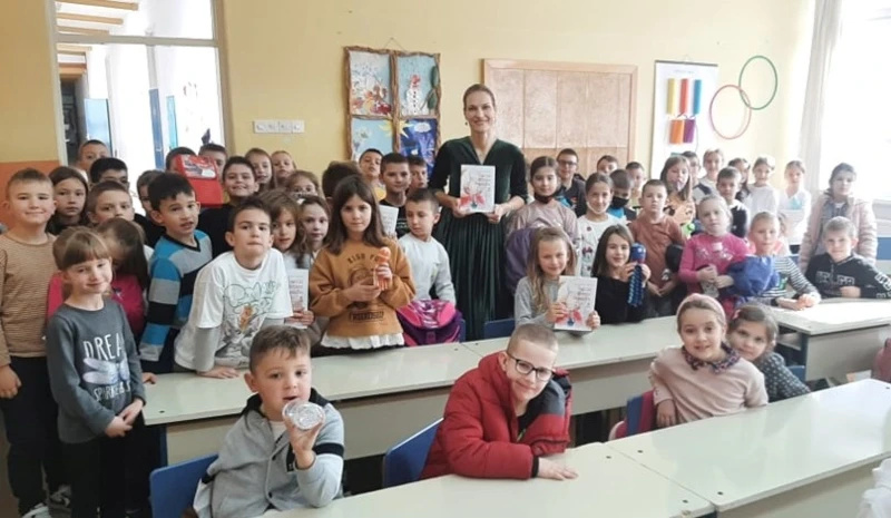 Slikovnica ''Zagrljaj pletene hobotnice'' predstavljena u mostarskoj školi