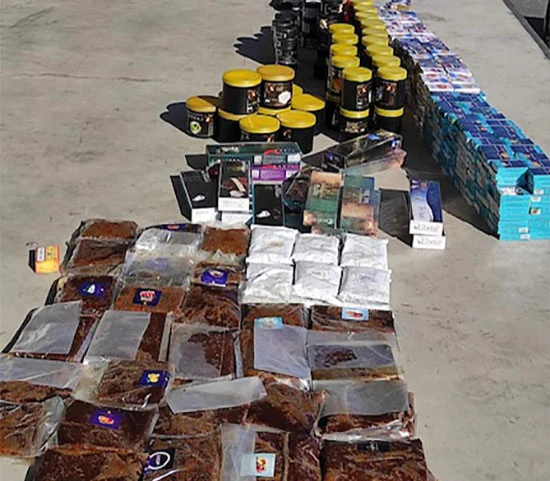 Oduzeto 135 kilograma duhana za nargilu 