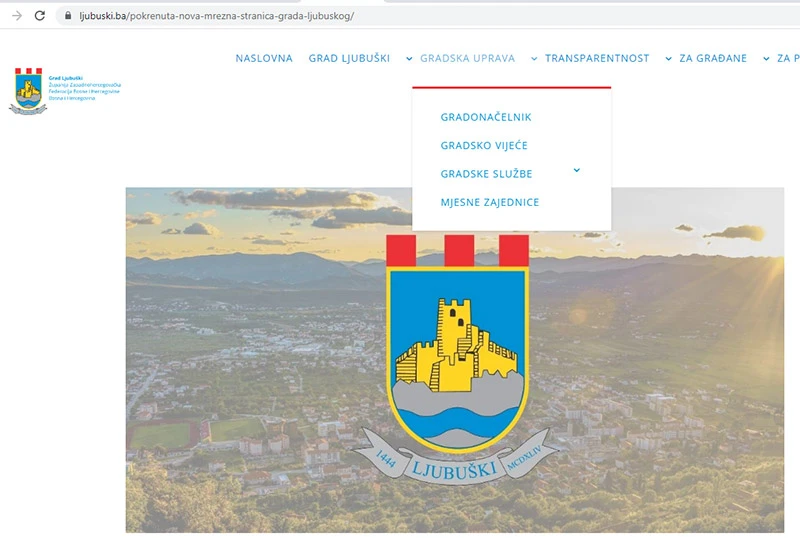 Pokrenuta nova mrežna stranica Grada Ljubuškog