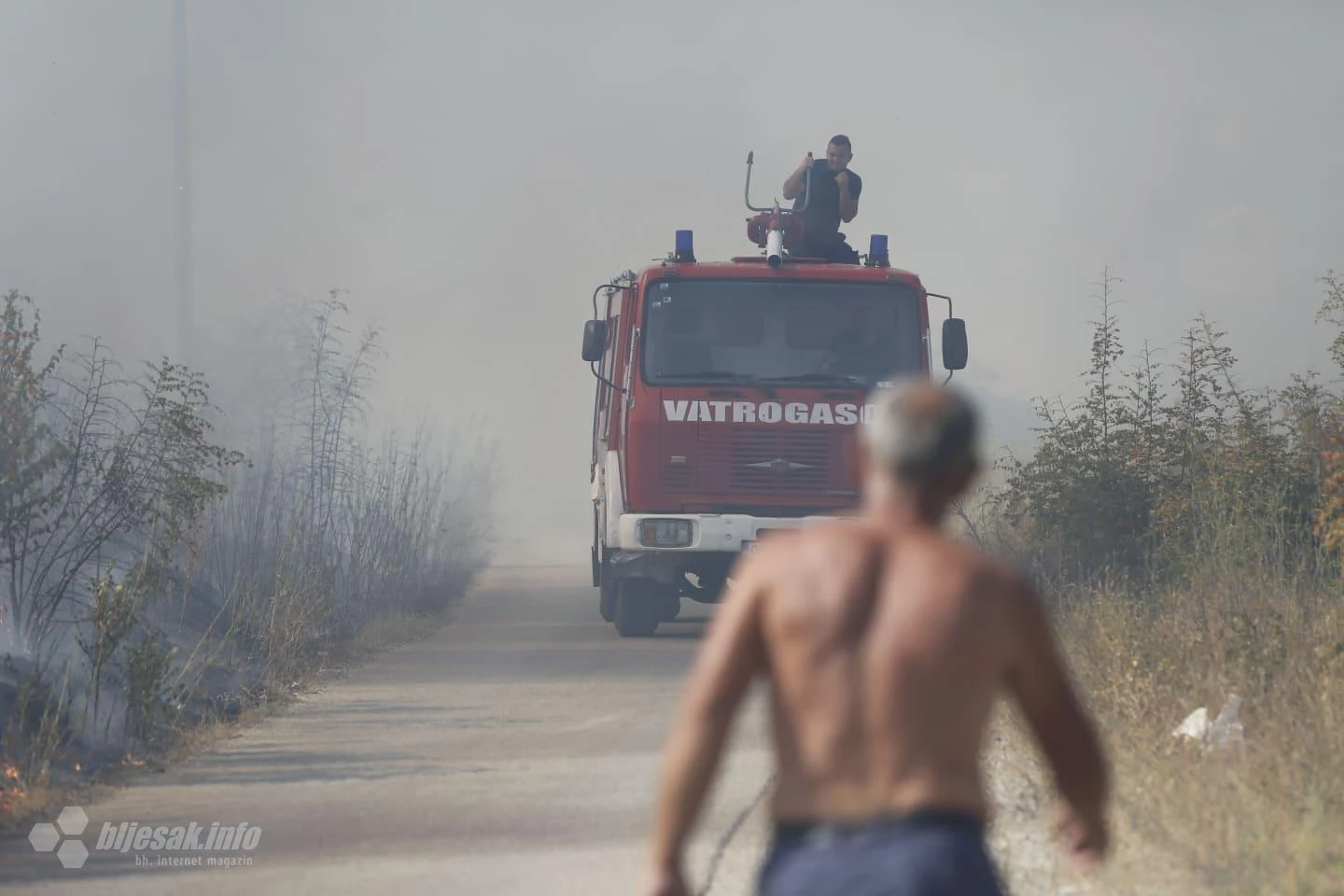 Pripadnik FUP-a napao vatrogasca i oteo mu mlaznicu prilikom intervencije
