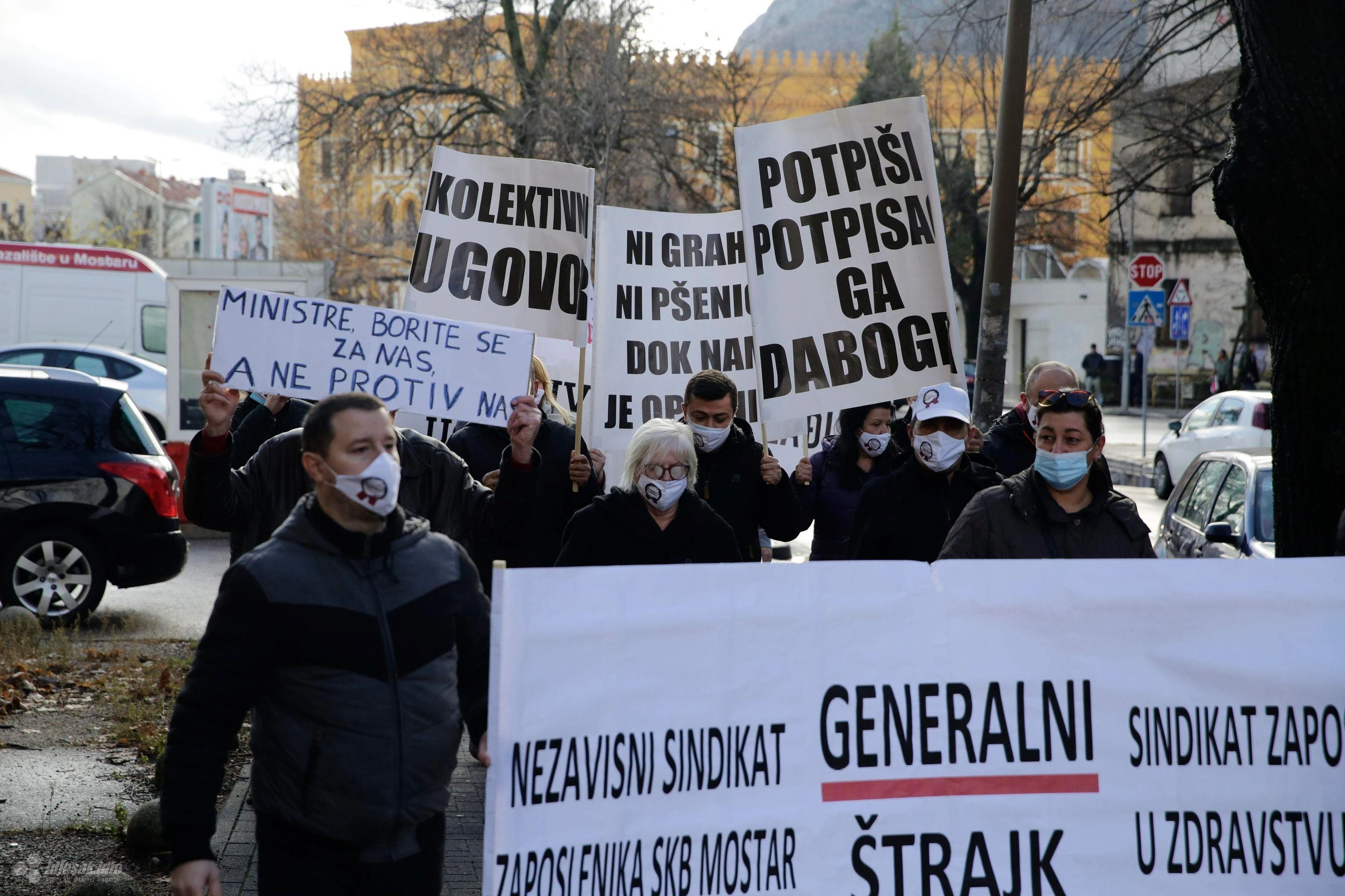 Vlada HNŽ u čudu: Umjesto pregovaračkog stola Sindikat se odlučio na prosvjedne šetnje