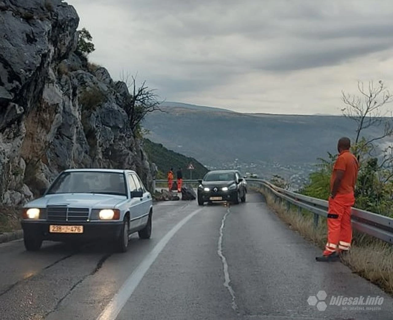 Kolnici mokri i skliski; čuvajte se odrona i poledice
