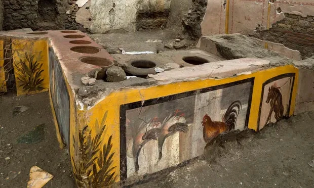 Pompeji: Otkriveni netaknuti pult i ostaci hrane