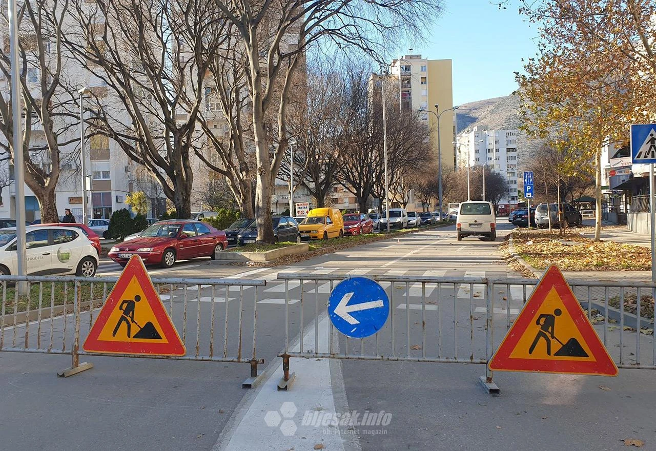 Prometni kaos s 3 tjedna zakašnjenja: Novi radovi u Mostaru