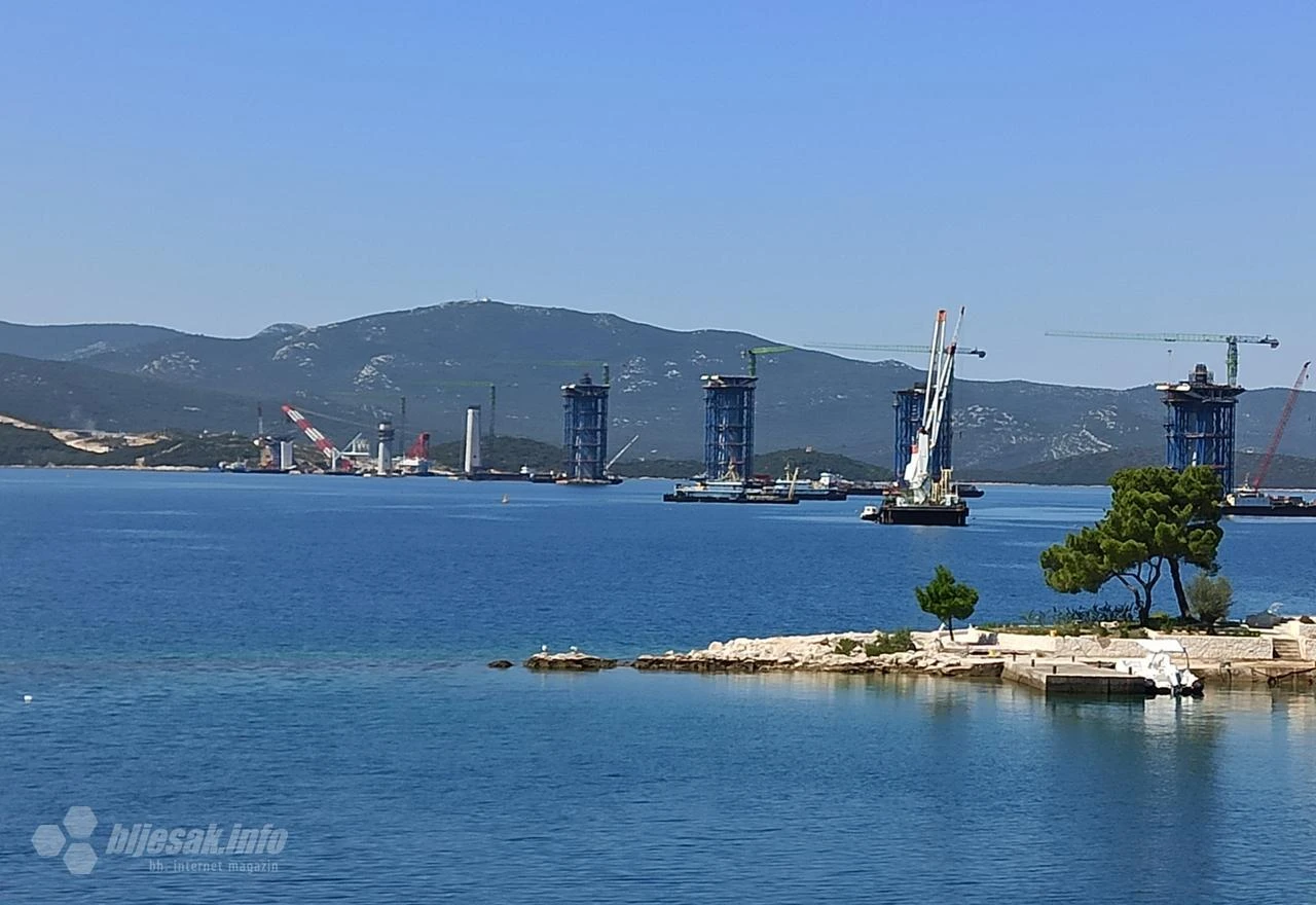 Butković: Izgradnja Pelješkog mosta napreduje uspješnom dinamikom