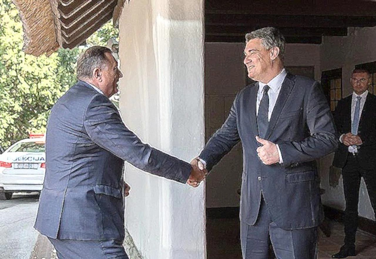 Ekskurzija: Dodik u Zagreb, Dodik iz Zagreba