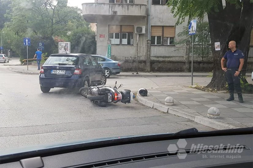Mostar: Škodom srušio policajca