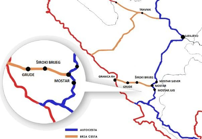 Još jedan rok za brzu cestu Mostar-Široki-granica