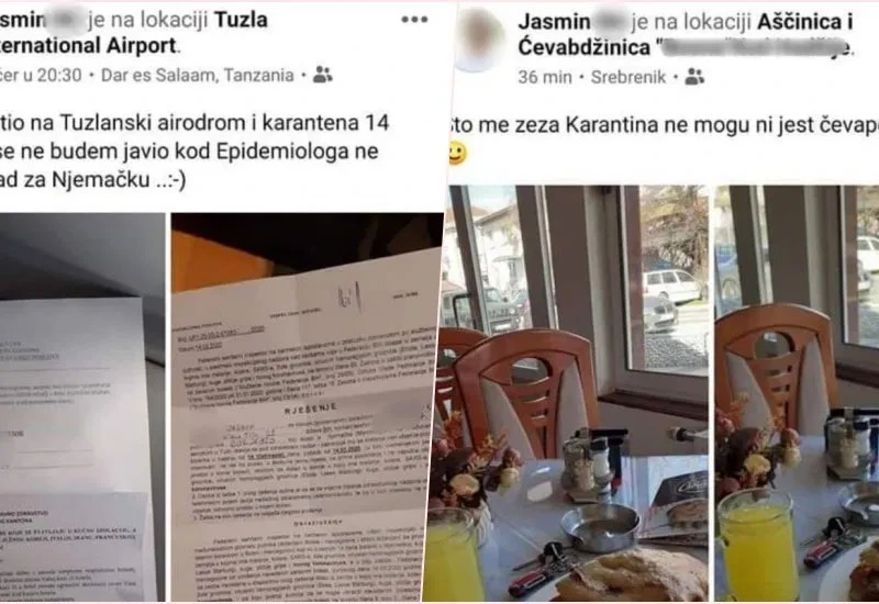 Došao iz Njemačke pa umjesto u karantenu otišao na ćevape