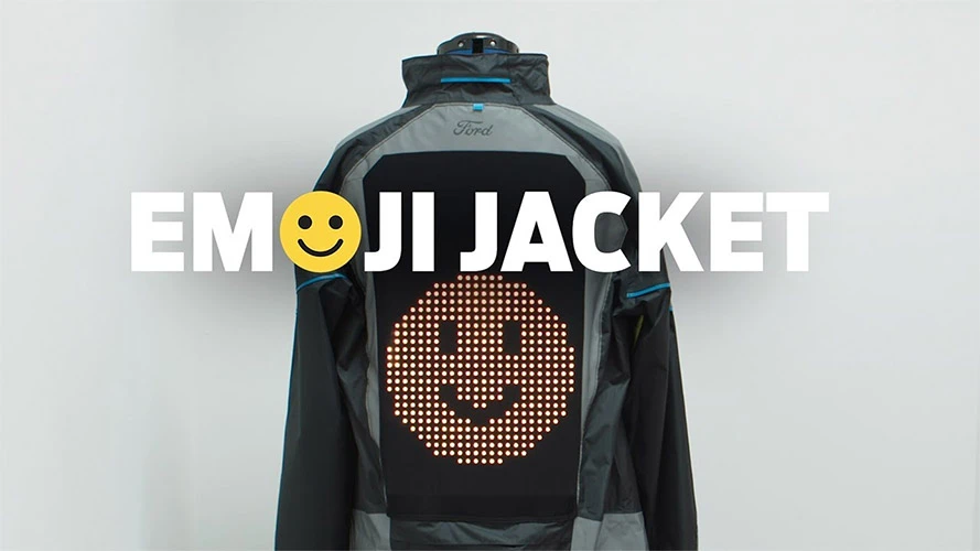 Ova biciklistička jakna komunicira putem emotikona
