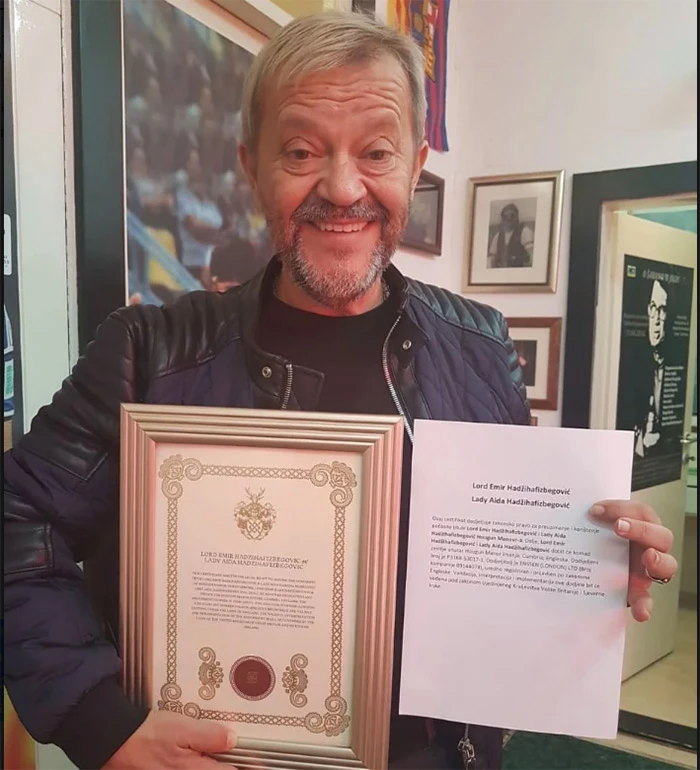 Emir Hadžihafizbegović postao britanski lord?!