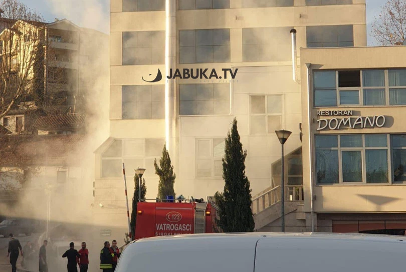 Požar na širokobriješkom hotelu