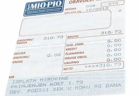 Mirovine sele u trezor