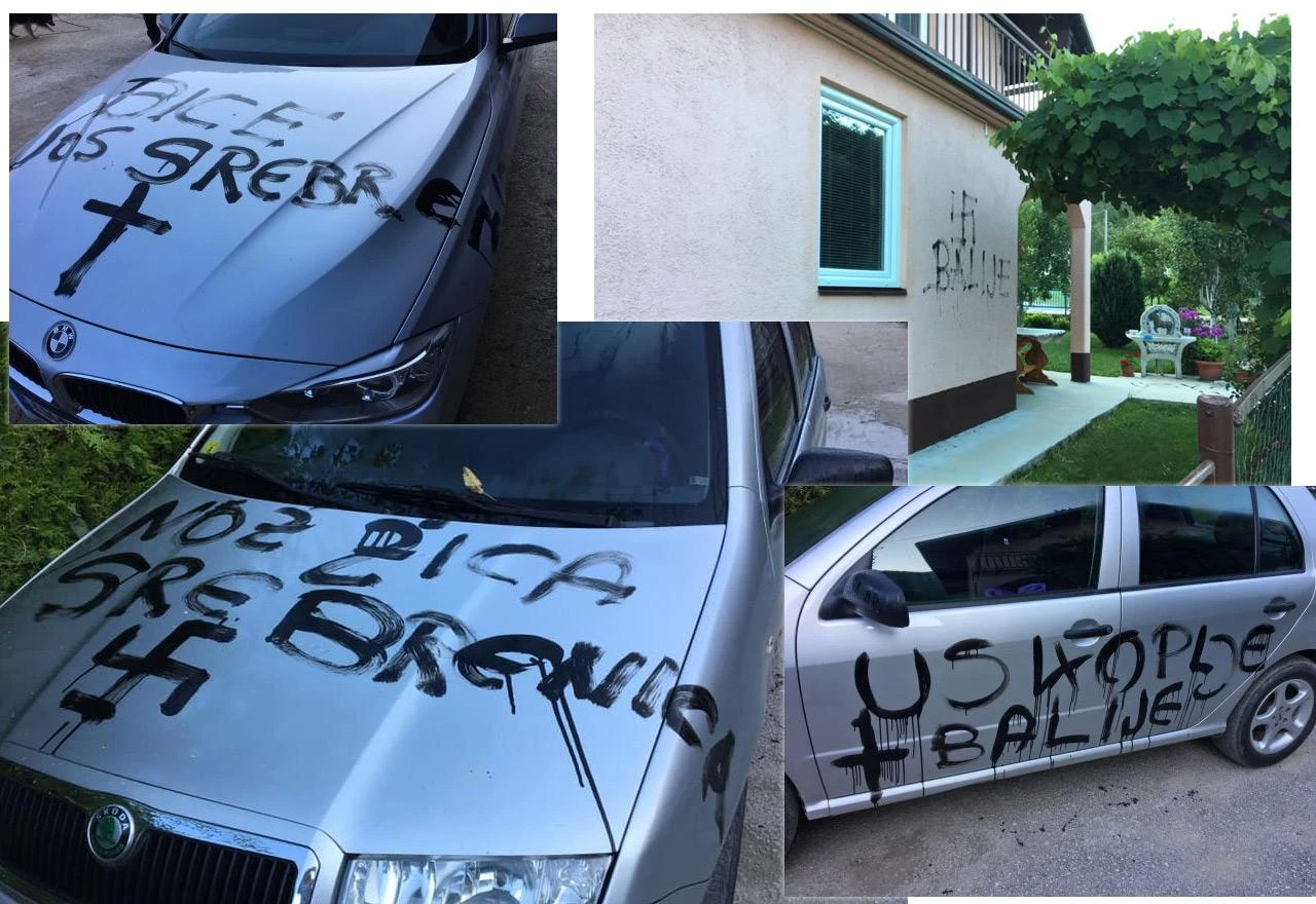 Strašni grafiti u Uskoplju