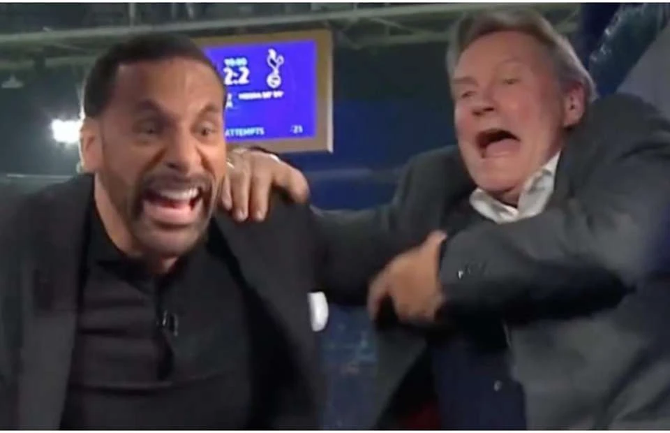 Reakcija Rija Ferdinanda nakon trećeg gola Tottenhama spržila internet