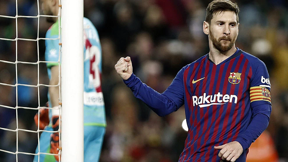 Lionel Messi je najučinkovitiji nogometaš u ligama petice