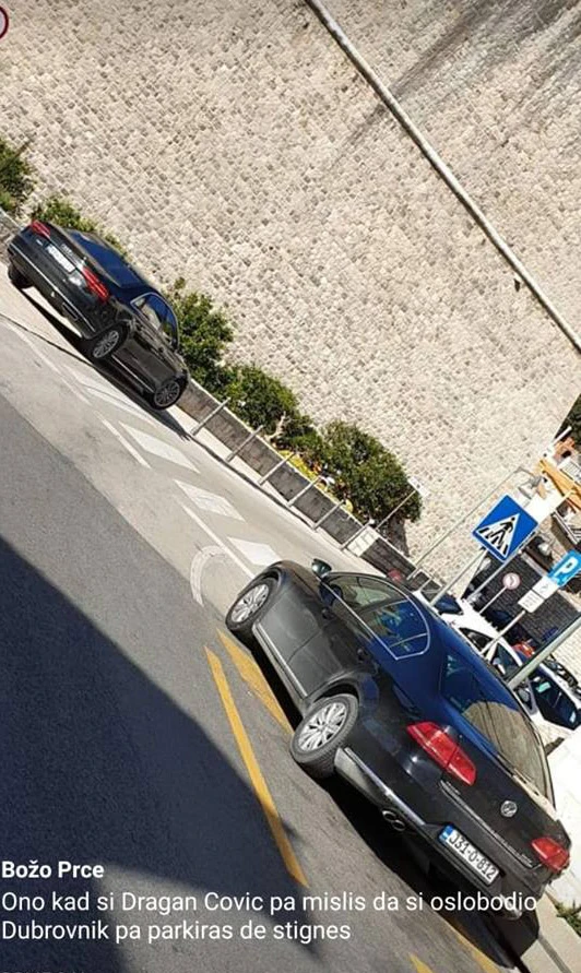 Hrvatski mediji prozivaju Čovića zbog nepropisnog parkinga u Dubrovniku 