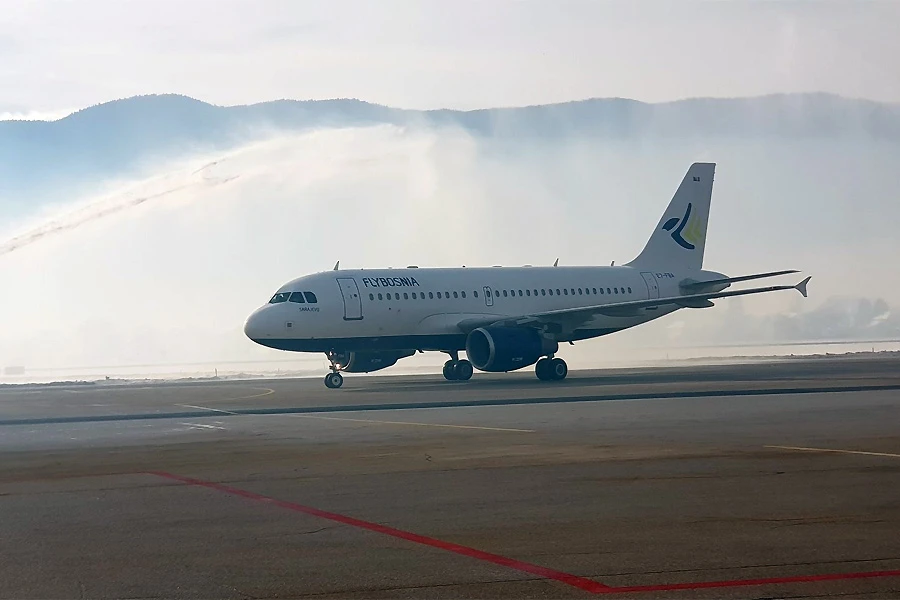 Prvi zrakoplov Flybosnia sletio u sarajevsku zračnu luku