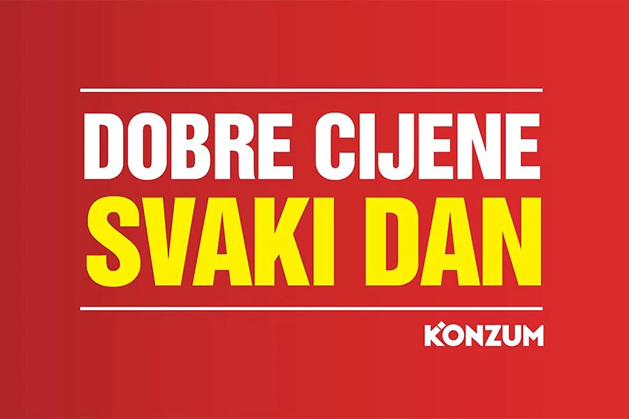 Konzum snizio redovne cijene proizvoda 