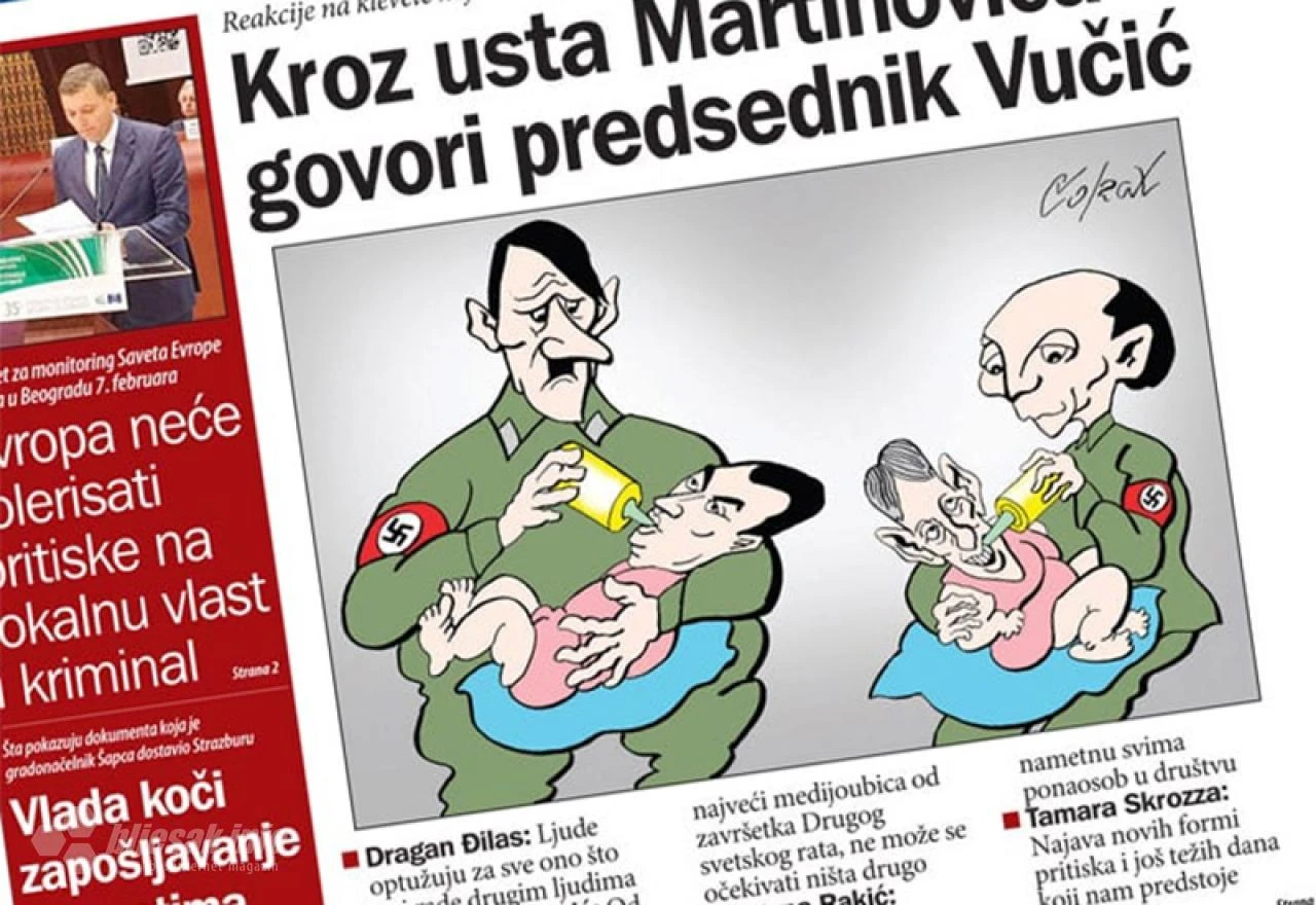 Vučić u Hitlerovom naručju 