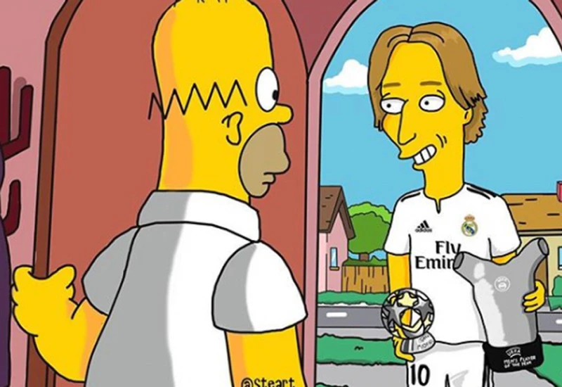Luka Modrić se pojavio u Simpsonima