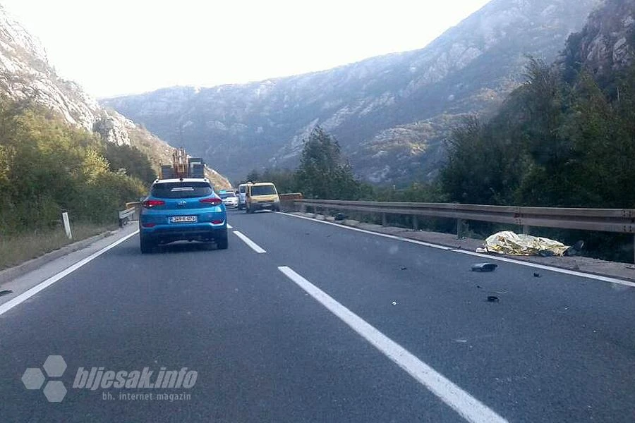 Motorist smrtno stradao u prometnoj nesreći sjeverno od Mostara