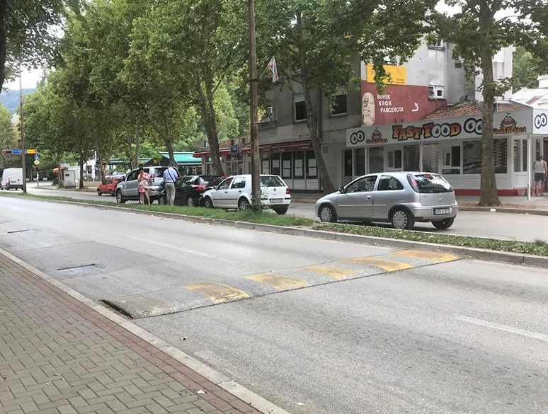 Lančani sudar na ''Starom Veležovom''