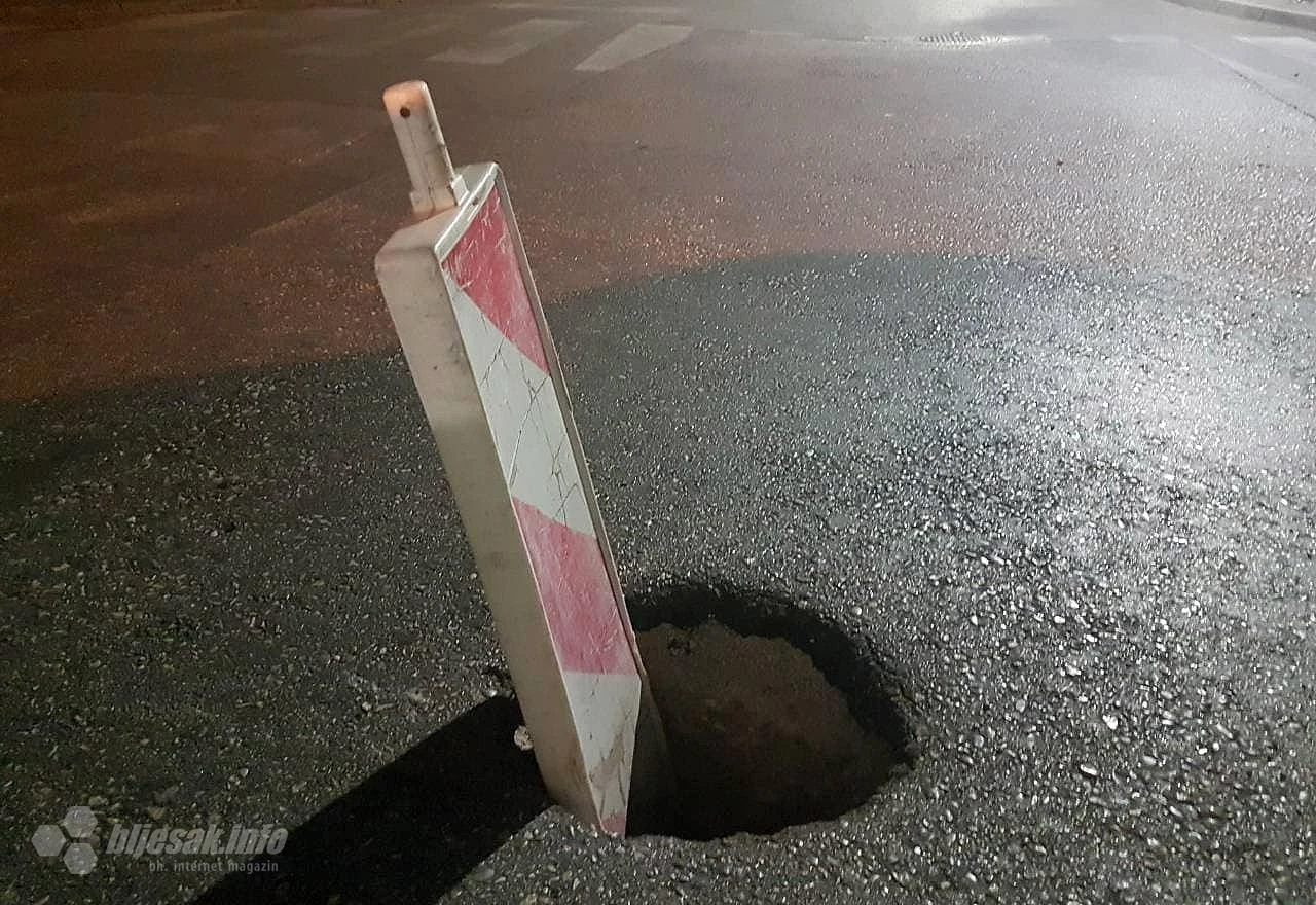 Pojavila se još jedna misteriozna rupa u Mostaru