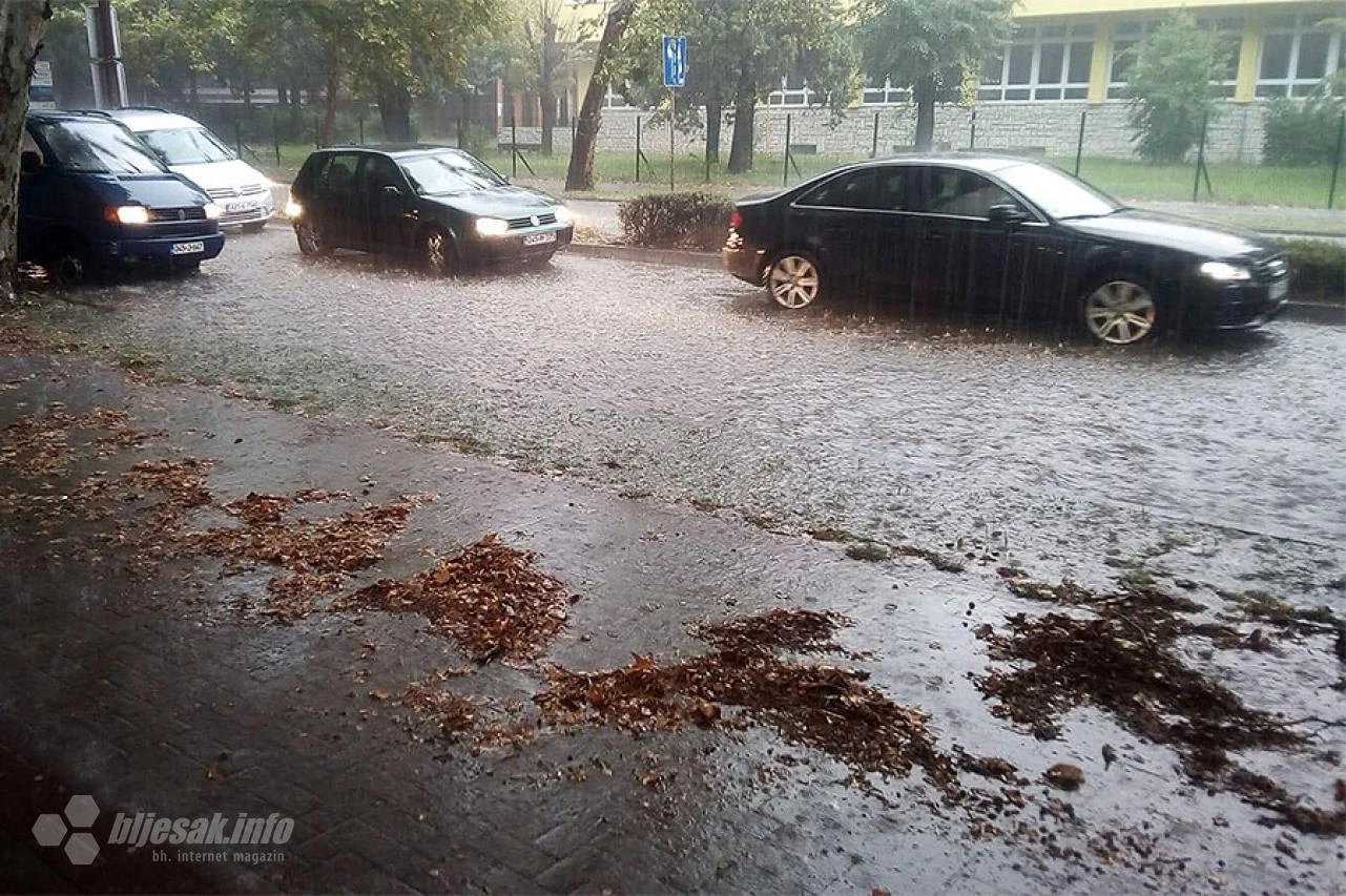 Službeno: U petak je najviše kiše palo u Mostaru
