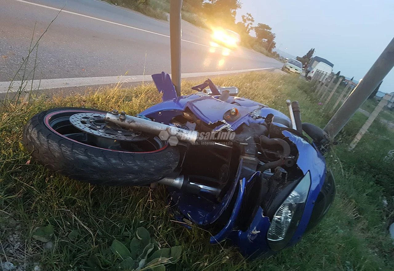 Mostar: U prometnoj nesreći lakše ozlijeđen motociklist