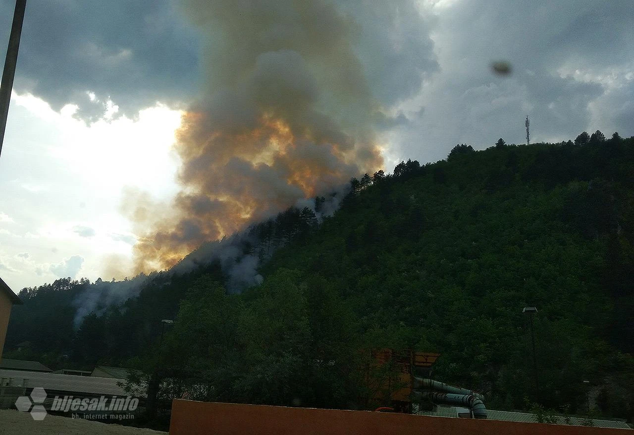 Četiri požara na području HNŽ-a 