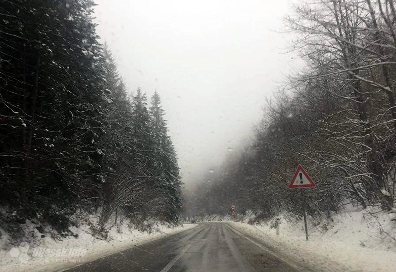 BiH: Otežan promet zbog snijega