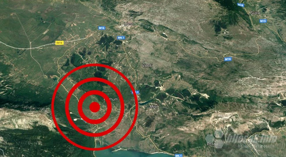 Potres pogodio Livno