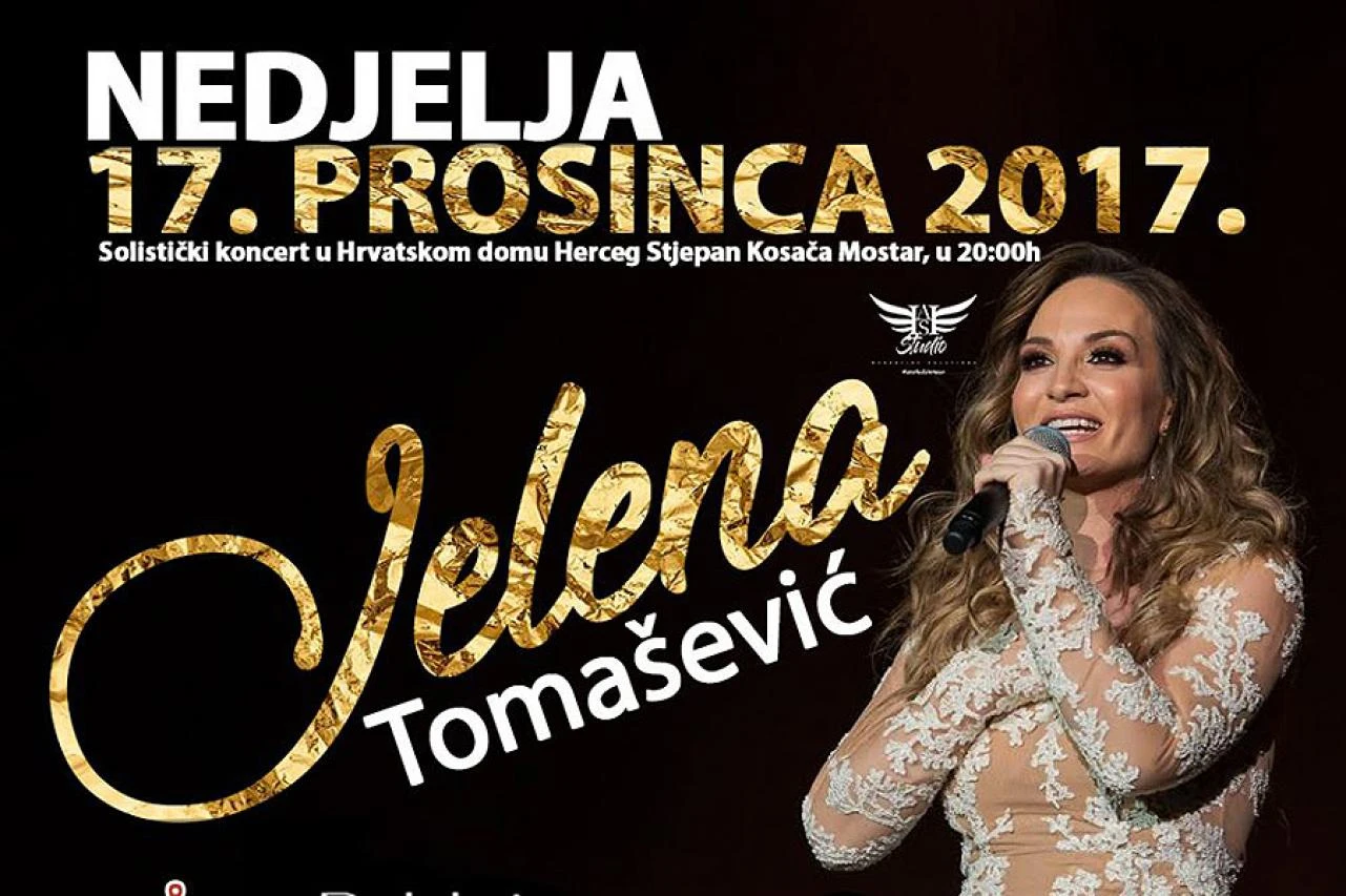 Umjetnica fantastičnog glasa Jelena Tomašević stiže u Mostar