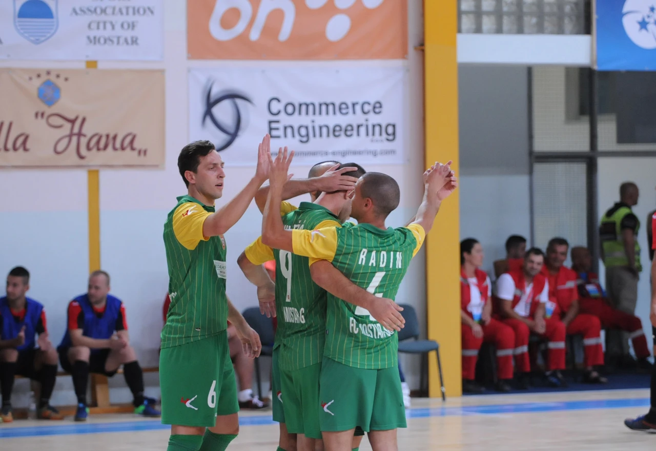 SG Staklorad Mostar poražen na otvaranju glavne faze UEFA futsal kupa