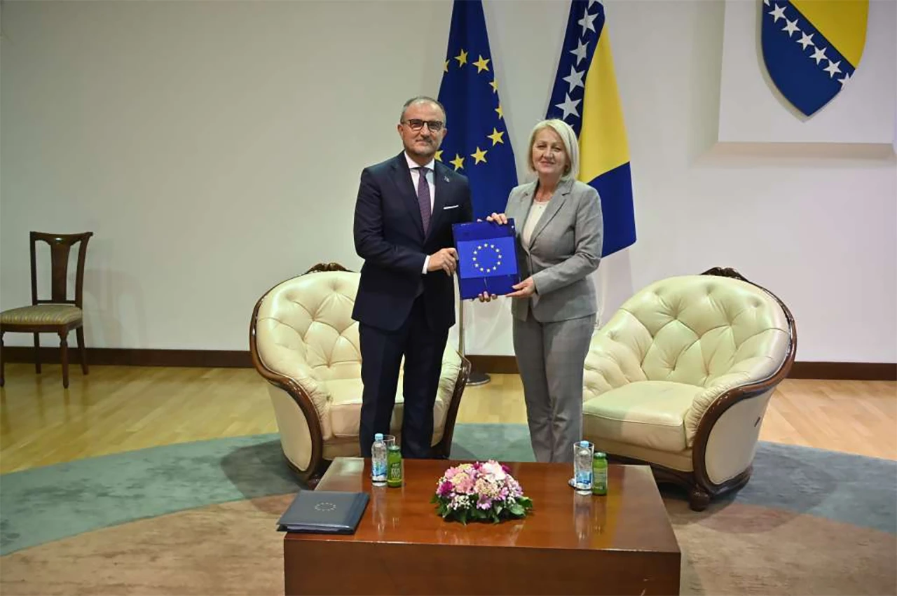 Borjani Krišto uručen Izvještaj EU za BiH za 2024.