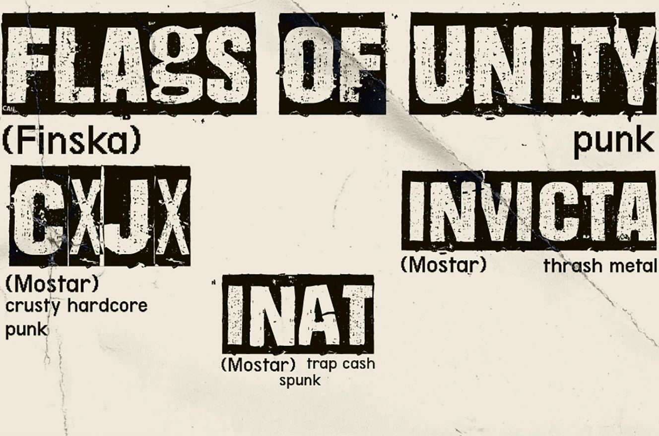 Punk subota u Mostaru