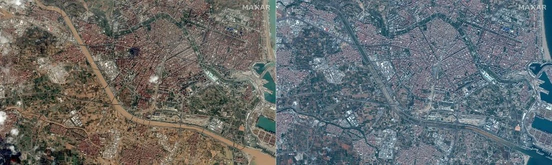 Katastrofa u Španjolskoj: Pogledajte snimke iz zraka prije i nakon razornih poplava