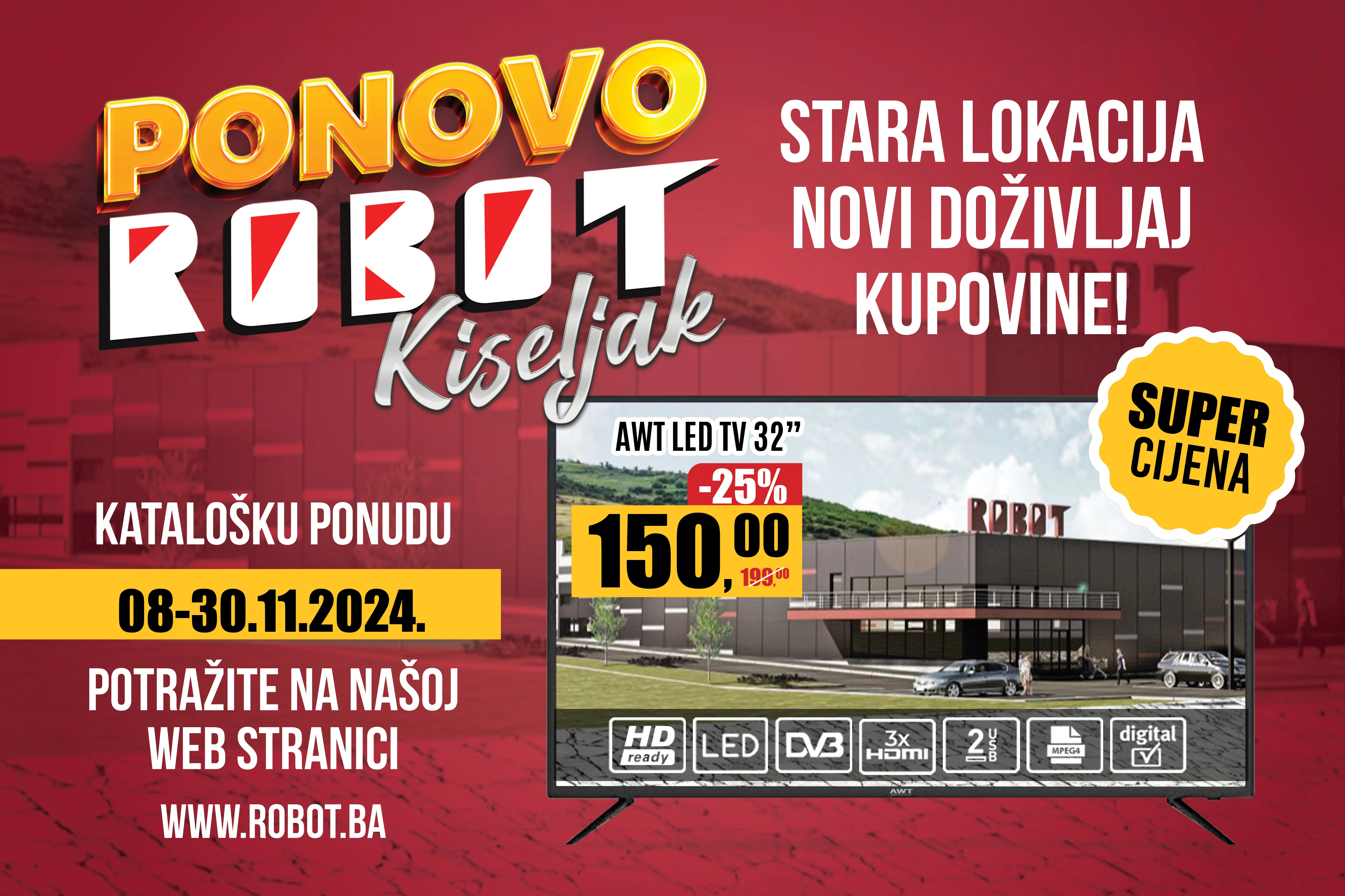 Robot Kiseljak ponovo otvara svoja vrata