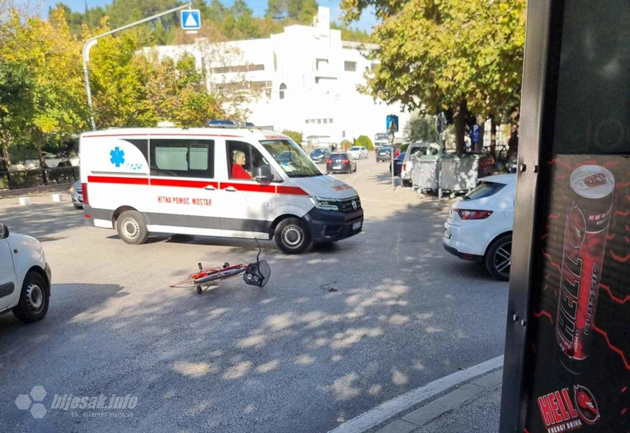 Mostar: Prometna nesreća na Balinovcu