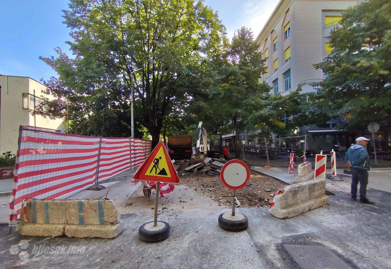 Mostar: Ulica kralja Petra Krešimira IV u subotu bez vode