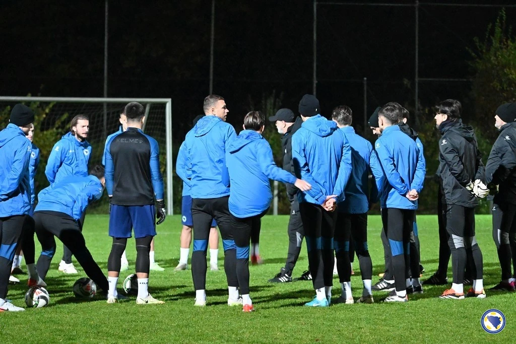 Reprezentativci odradili prvi trening 