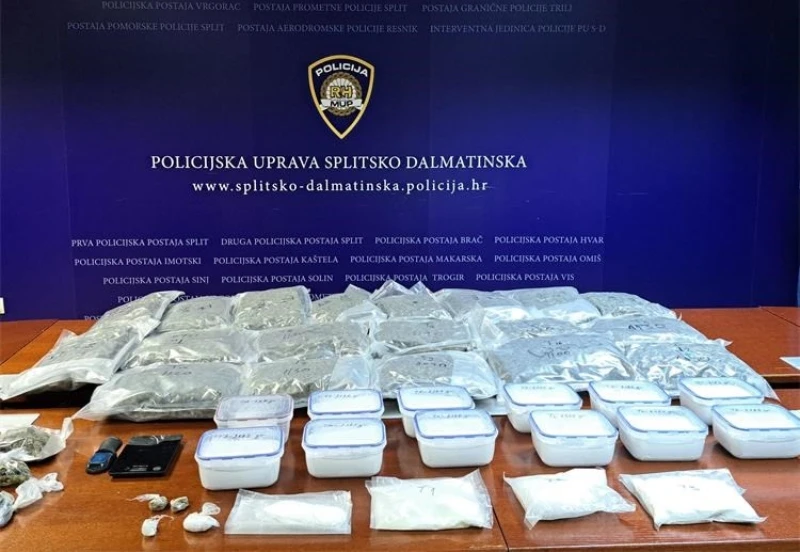 Velika zapljena droge u Splitu: Policija oduzela 50 kilograma marihuane i amfetamina