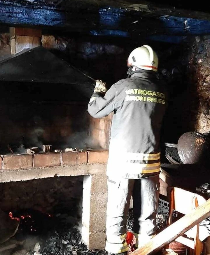 Požar u sušionici mesa u Širokom